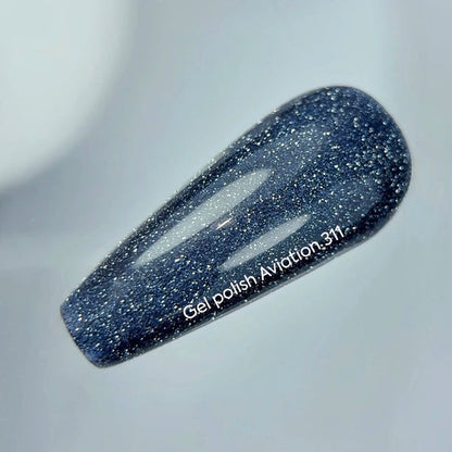 NAILSOFTHEDAY Gel Polish Reflectante Aviation