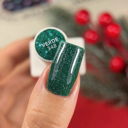 NAILSOFTHEDAY Reflective Green Gel Polish