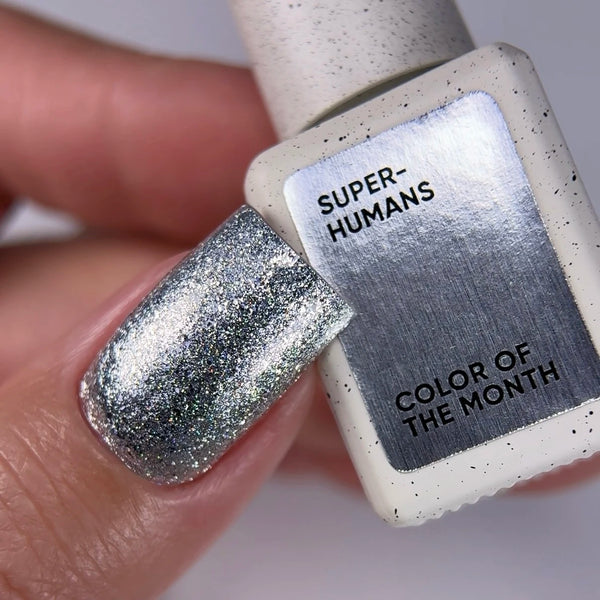 NAILSOFTHEDAY Color of the month December 2025 SUPERHUMANS