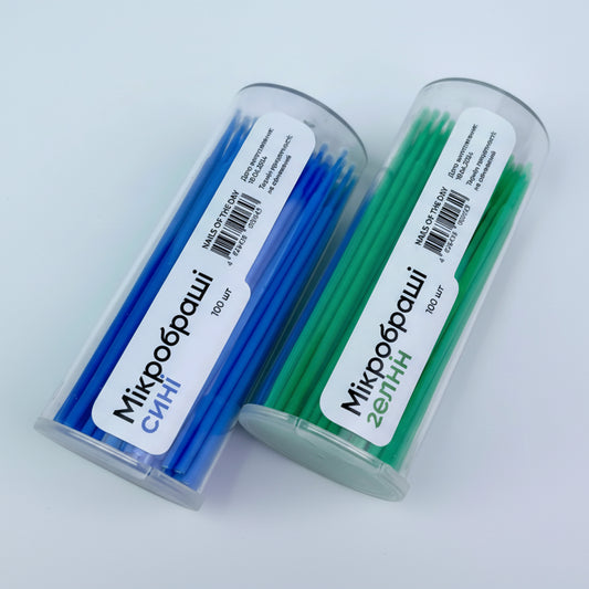 NAILSOFTHEDAY Microcepillos, 100 unidades