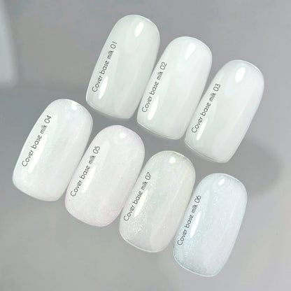 NAILSOFTHEDAY Base de Couvrance Nouvelle Formule Lait #06