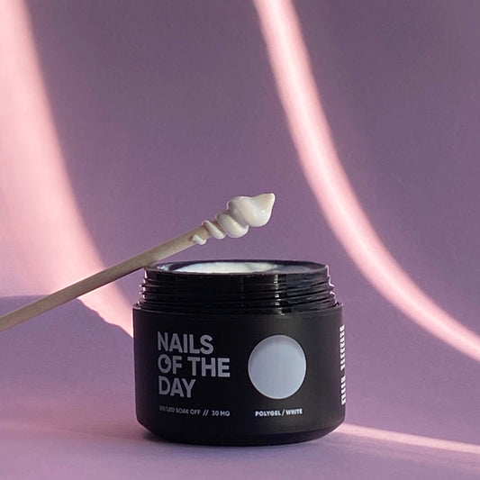 NAILSOFTHEDAY Polygel white