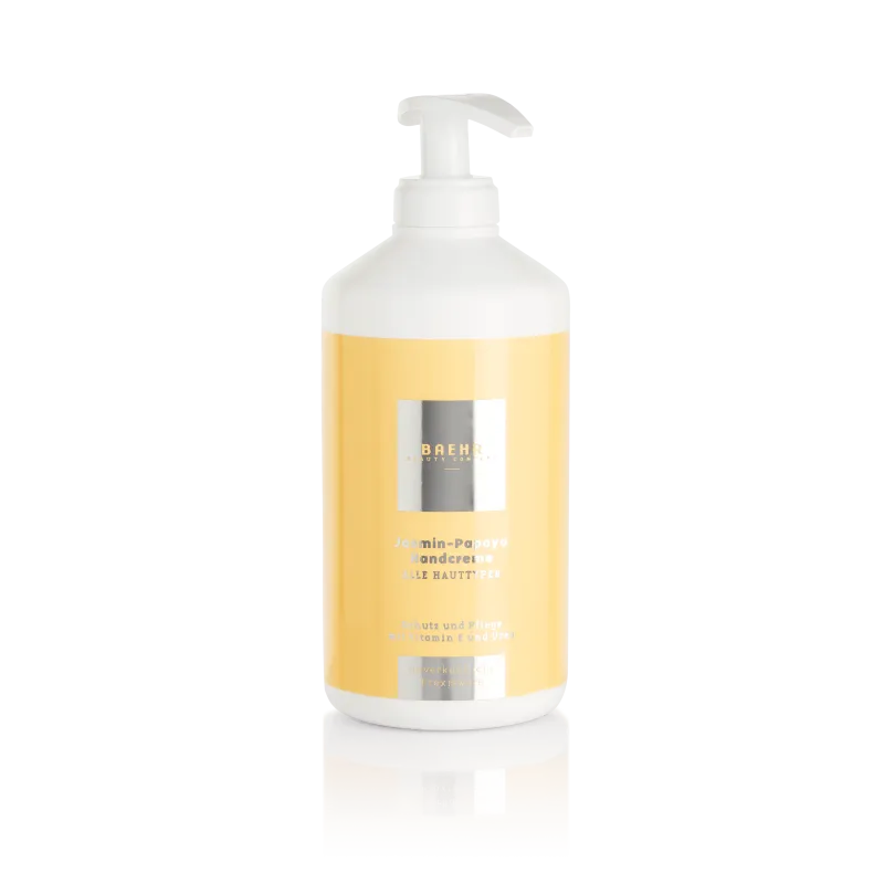Crema de manos con aceite de jazmín y papaya