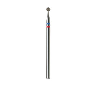 Fresa de diamante Bola. Azul&Roja, 2.5mm.