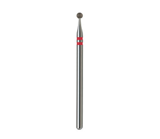 Fresa de diamante Bola. Roja, 2.5mm.