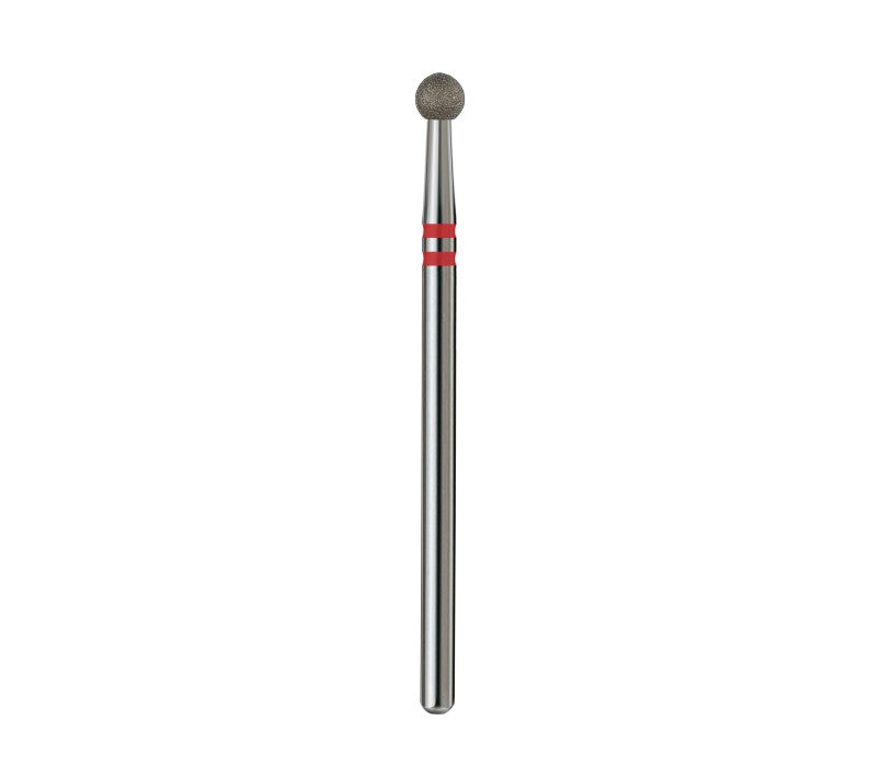 Fresa de diamante Bola. Roja, 3.5mm.