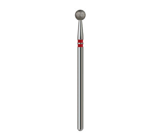 Fresa de diamante Bola. Roja, 4mm.