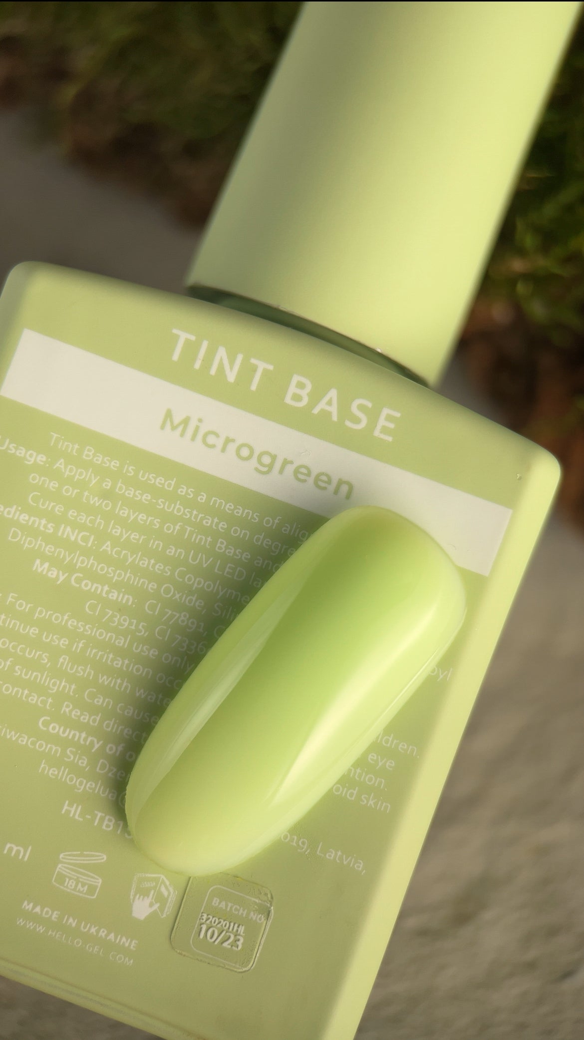 HEYLOVE Tint base MICROGREEN. Juicy colección