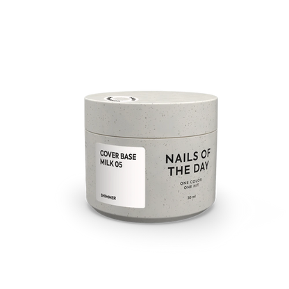 NAILSOFTHEDAY Base de Couvrance Nouvelle Formule Lait #05