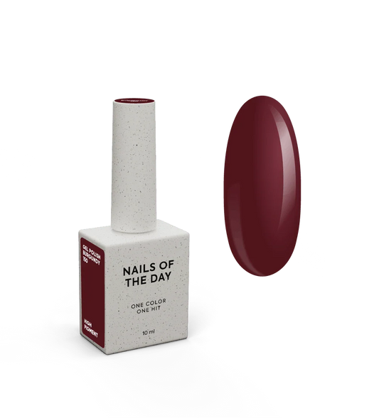 NAILSOFTHEDAY Gel Polish Burgundy