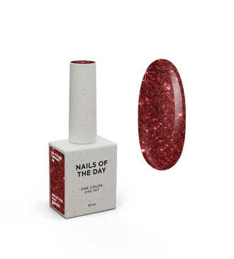 NAILSOFTHEDAY Gel Polish Reflectante Campari