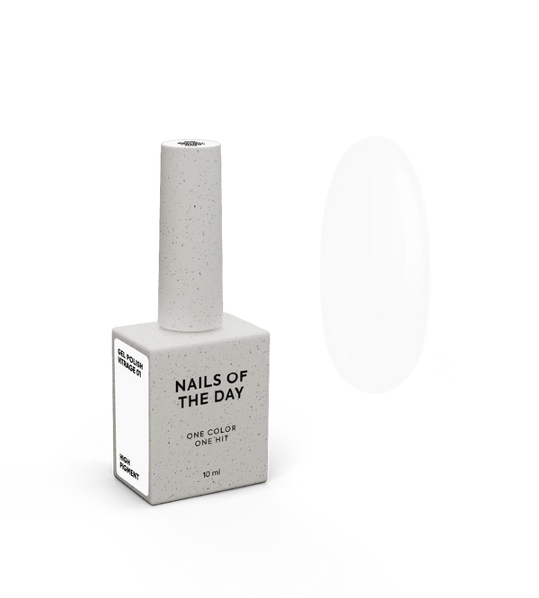 NAILSOFTHEDAY Gel Polish French #02 Ultrablanco