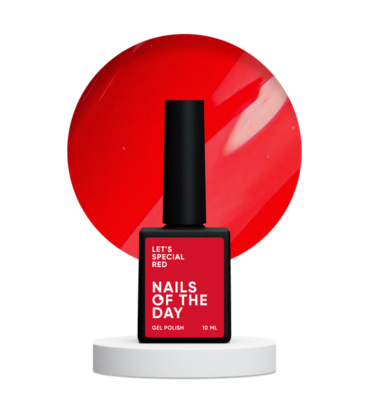 NAILSOFTHEDAY Gel Polish Let's special Red