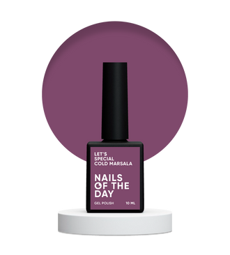 NAILSOFTHEDAY Gel Polish Let's special Cold Marsala