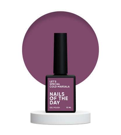 NAILSOFTHEDAY Gel Polish Let's special Cold Marsala