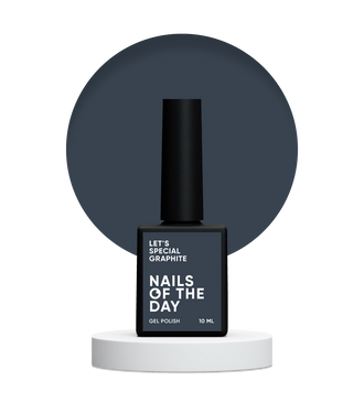 Vernis gel NAILSOFTHEDAY, teinte spéciale Graphite