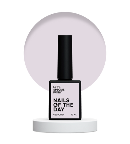 Vernis gel NAILSOFTHEDAY, teinte spéciale Ivoire