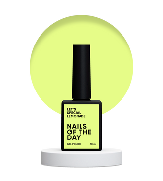NAILSOFTHEDAY Gel Polish Let's special Lemonade