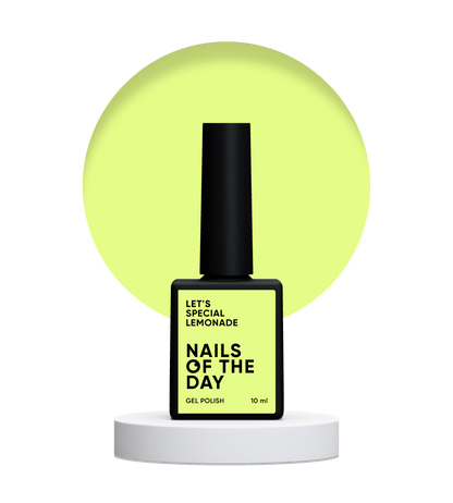NAILSOFTHEDAY Gel Polish Let's special Lemonade
