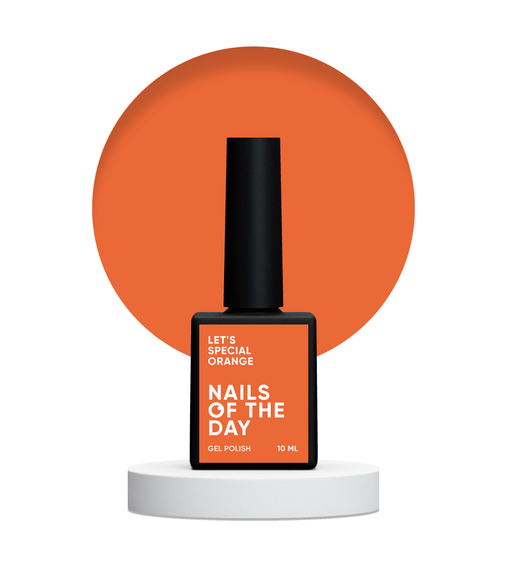 NAILSOFTHEDAY Gel Polish Let's special Orange