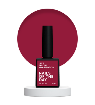 Vernis gel NAILSOFTHEDAY, spécial Viva Magenta