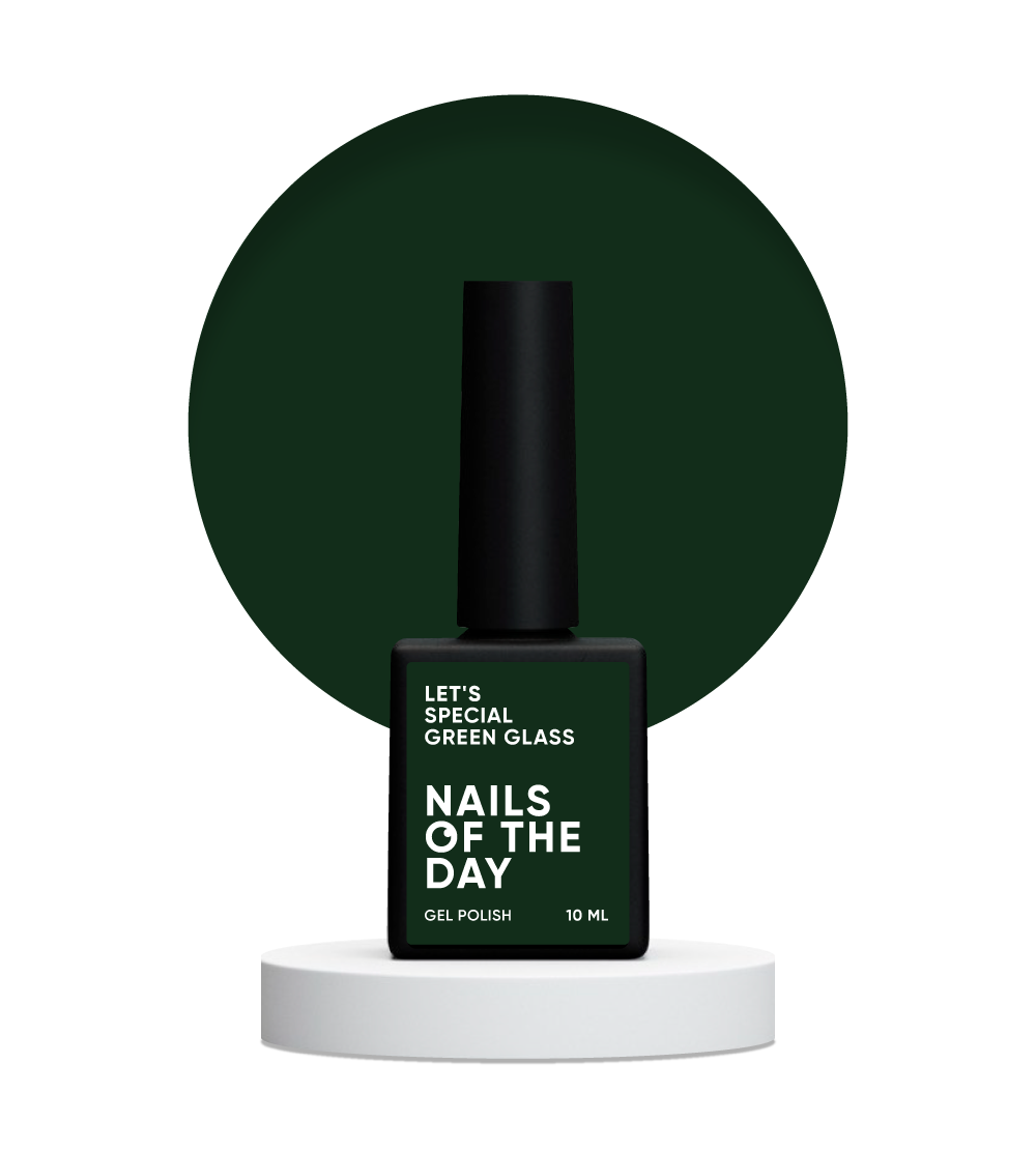 NAILSOFTHEDAY Gel Polish Let's special Green glass