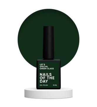 Vernis gel NAILSOFTHEDAY, spécial verre vert