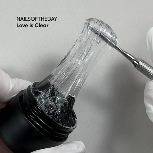 NAILSOFTHEDAY Gel Clear Love is
