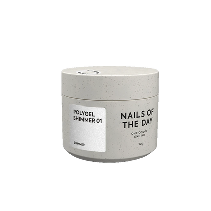 NAILSOFTHEDAY Polygel Shimmer #01