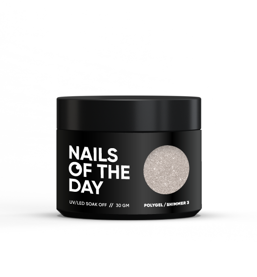 NAILSOFTHEDAY Polygel shimmer 03