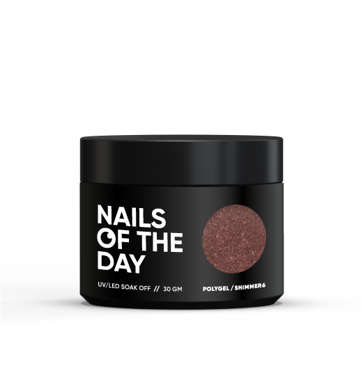 NAILSOFTHEDAY Polygel shimmer 06