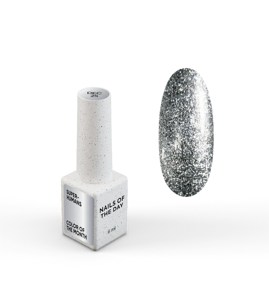 NAILSOFTHEDAY Color of the month December 2025 SUPERHUMANS