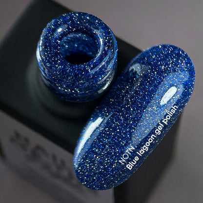 Vernis gel réfléchissant NAILSOFTHENIGHT Bleu Lagon