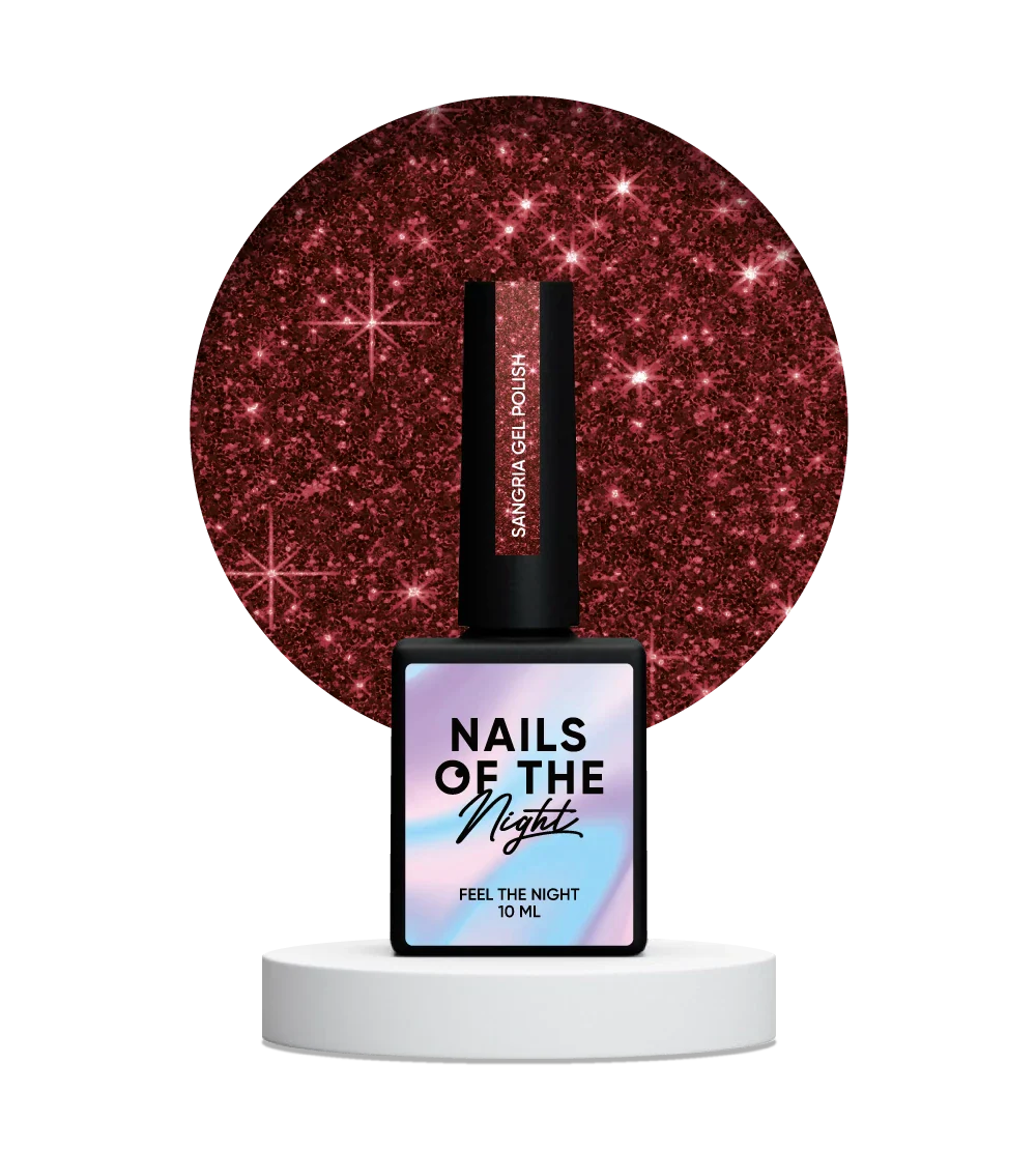 NAILSOFTHENIGHT Gel Polish Reflectante Sangria