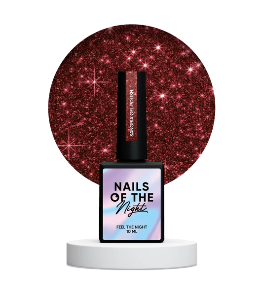 NAILSOFTHENIGHT Gel Polish Reflectante Sangria