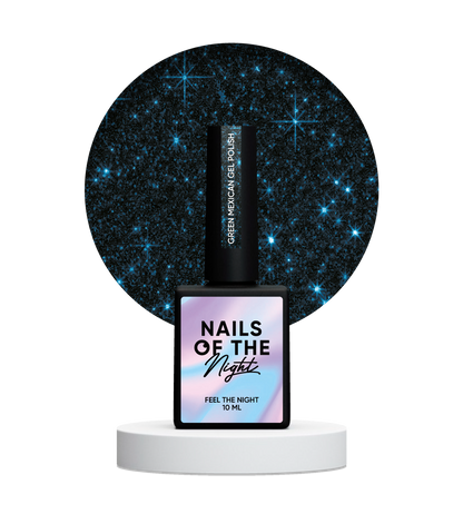 Vernis gel réfléchissant vert mexicain NAILSOFTHENIGHT
