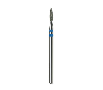 Fresa de diamante Llama con punta. Azul, 1.8mm.
