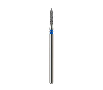 Fresa de diamante Llama con punta. Azul, 2.1mm.