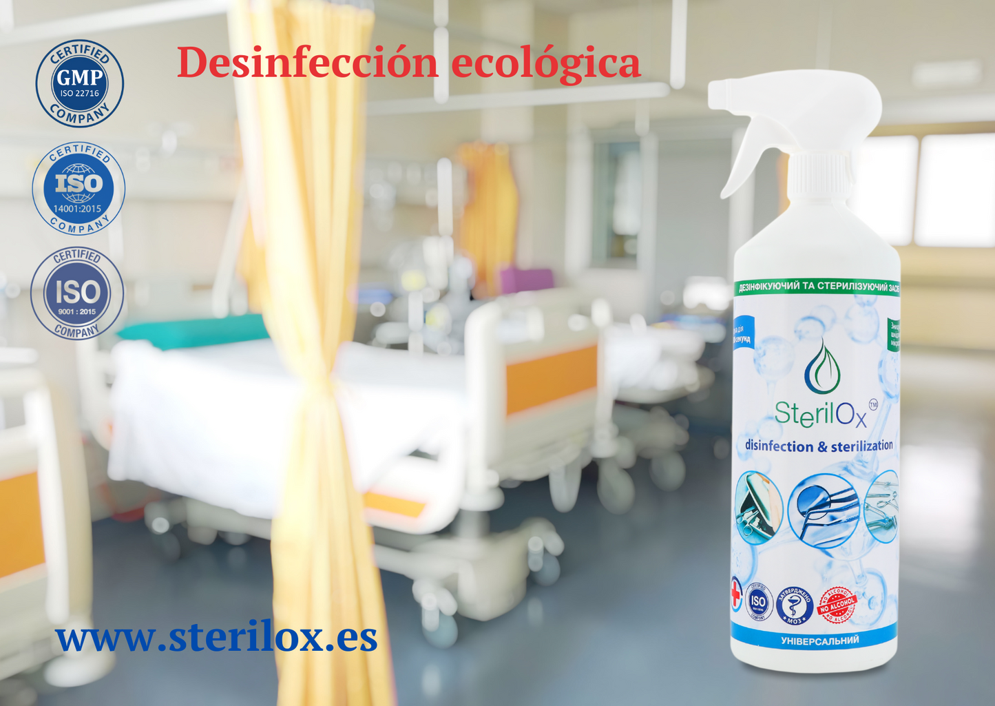 Esterilizante STERILOX, 1 L Spray