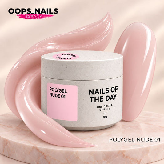 ONGLES DU JOUR Polygel Nude #01