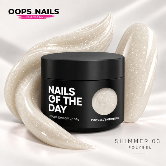 NAILSOFTHEDAY Polygel Shimmer #03