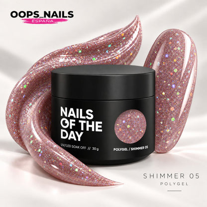 NAILSOFTHEDAY Polygel Shimmer #05 - image 1
