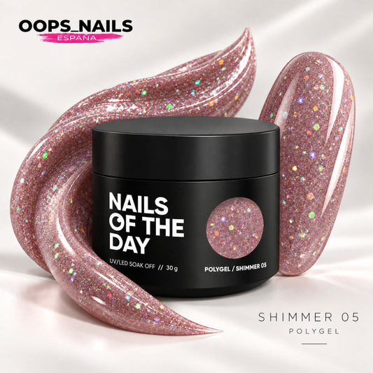 NAILSOFTHEDAY Polygel Shimmer #05