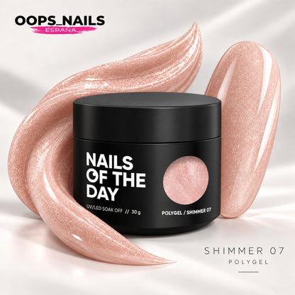 NAILSOFTHEDAY PolyGel Shimmer n° 07