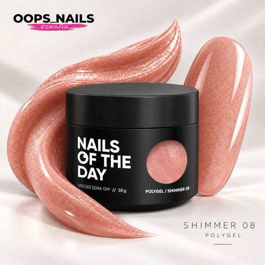 NAILSOFTHEDAY PolyGel Shimmer #08
