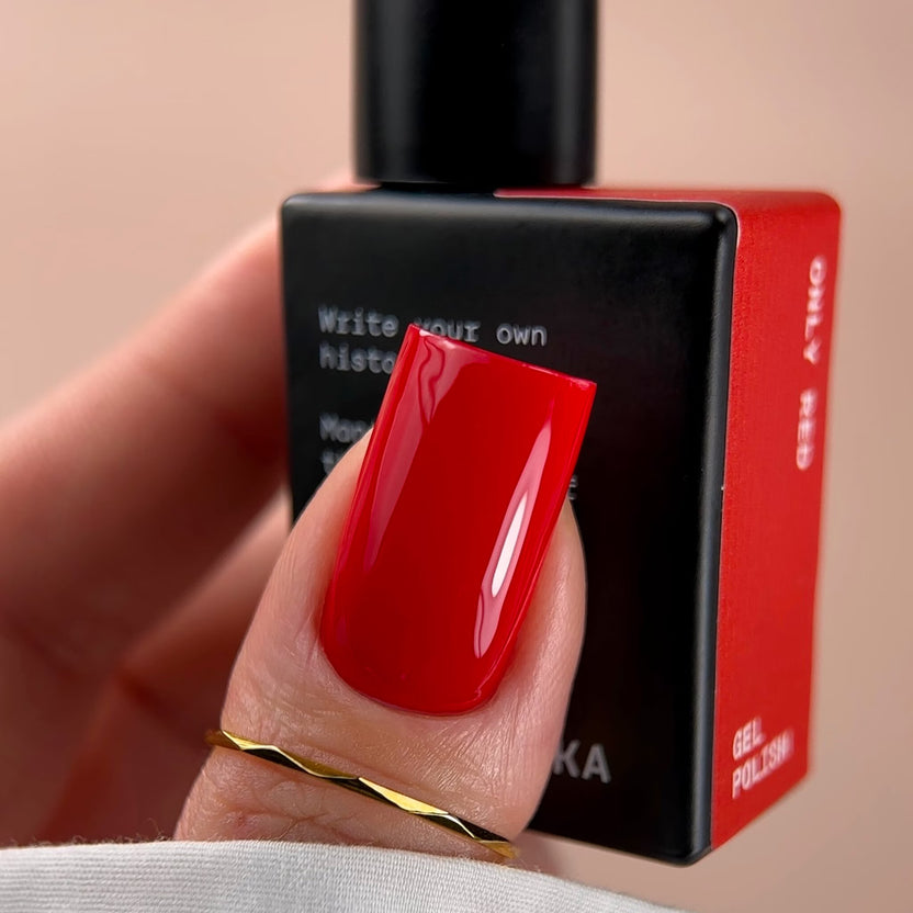 BIBLIOTEKA Gel Polish Only Red
