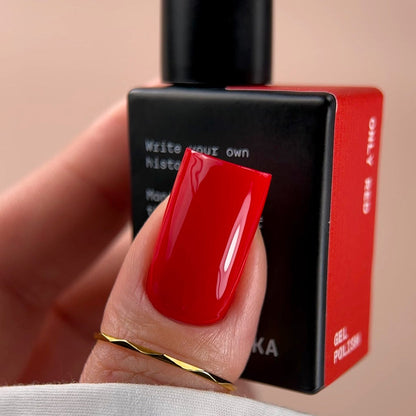 BIBLIOTEKA Gel Polish Only Red