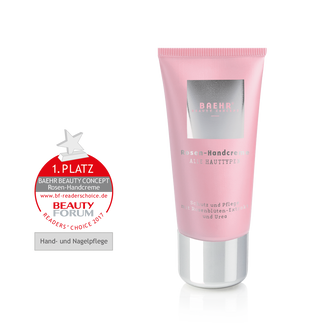 Crema para las manos con extracto de pétalos de rosa y urea