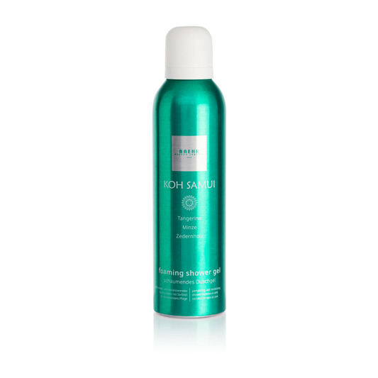 BAEHR Gel de ducha espumoso Koh Samui (SCHÄUMENDES DUSCHGEL KOH SAMUI), 75 ml y 200 ml