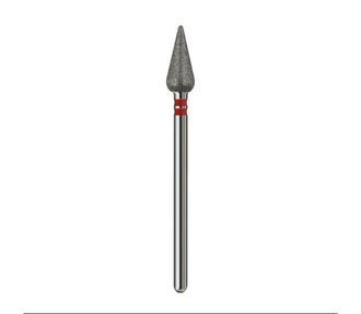 Fresa de diamante Gota, Roja, 5mm.